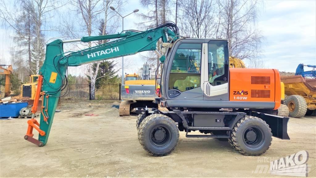 Hitachi ZX 140 W-3 Kolová rýpadla