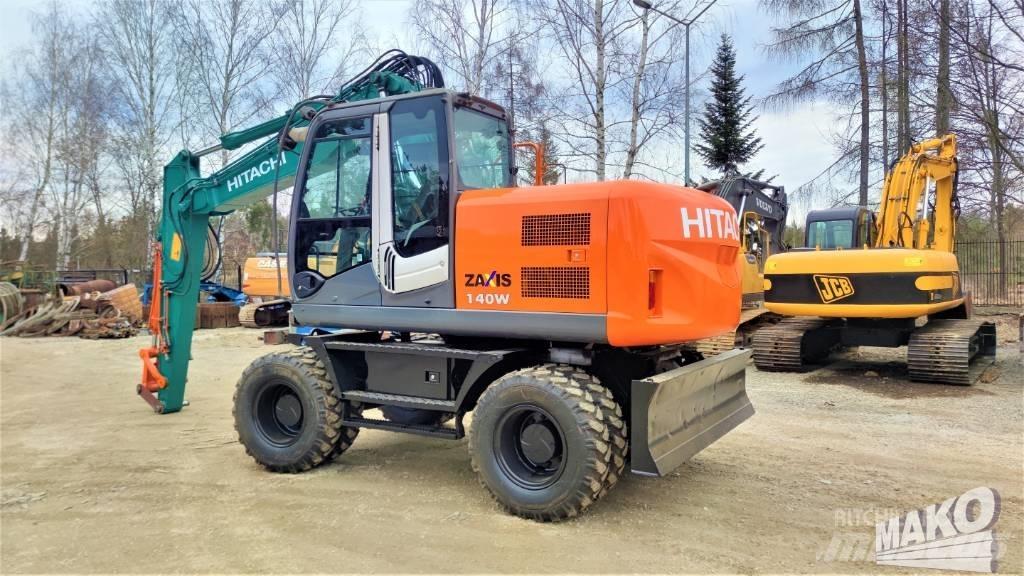 Hitachi ZX 140 W-3 Kolová rýpadla
