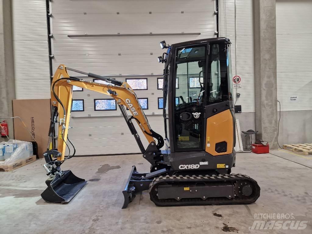 CASE CX 18 D Mini rýpadla < 7t