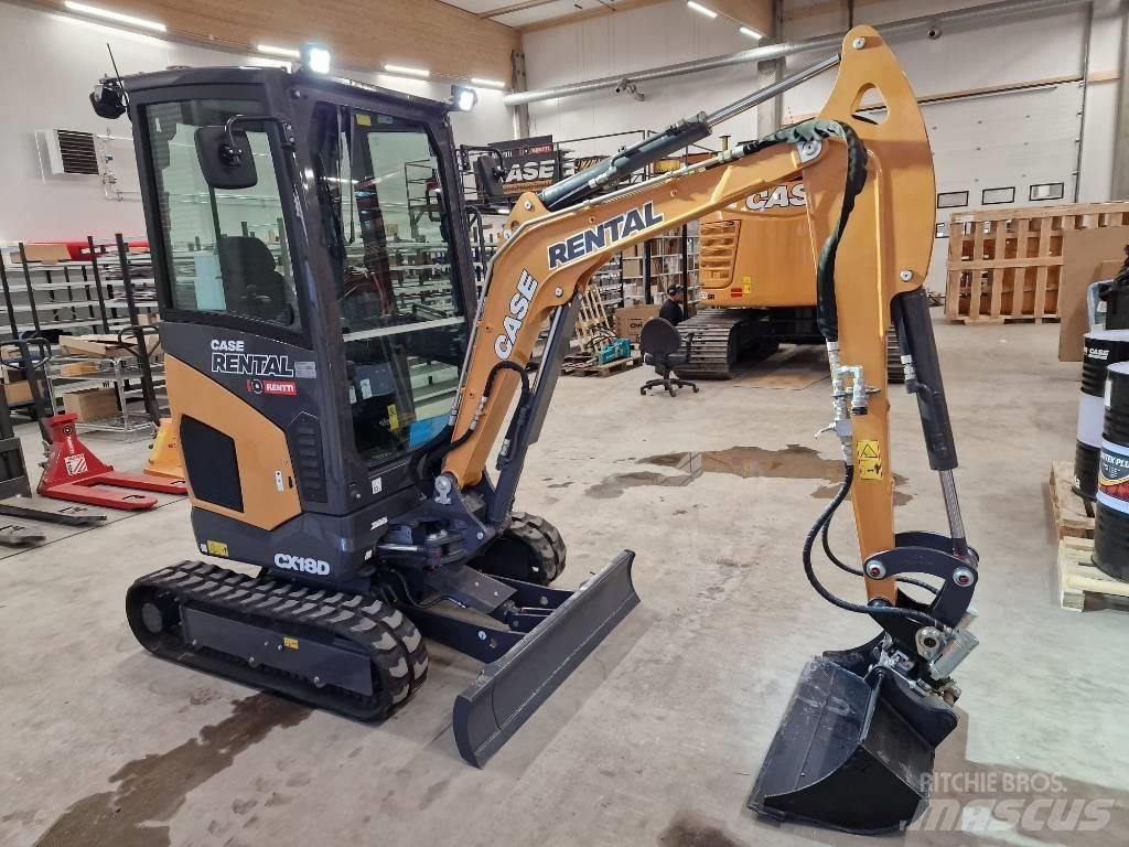 CASE CX 18 D Mini rýpadla < 7t