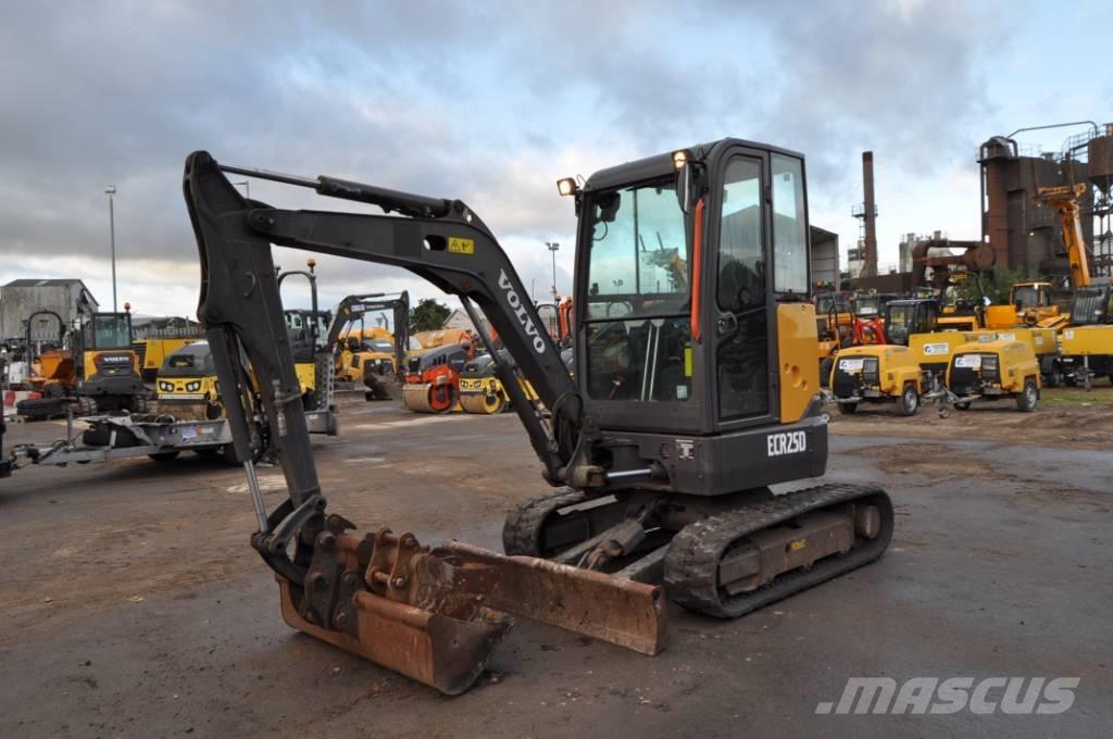Volvo ECR 25 D Mini rýpadla < 7t