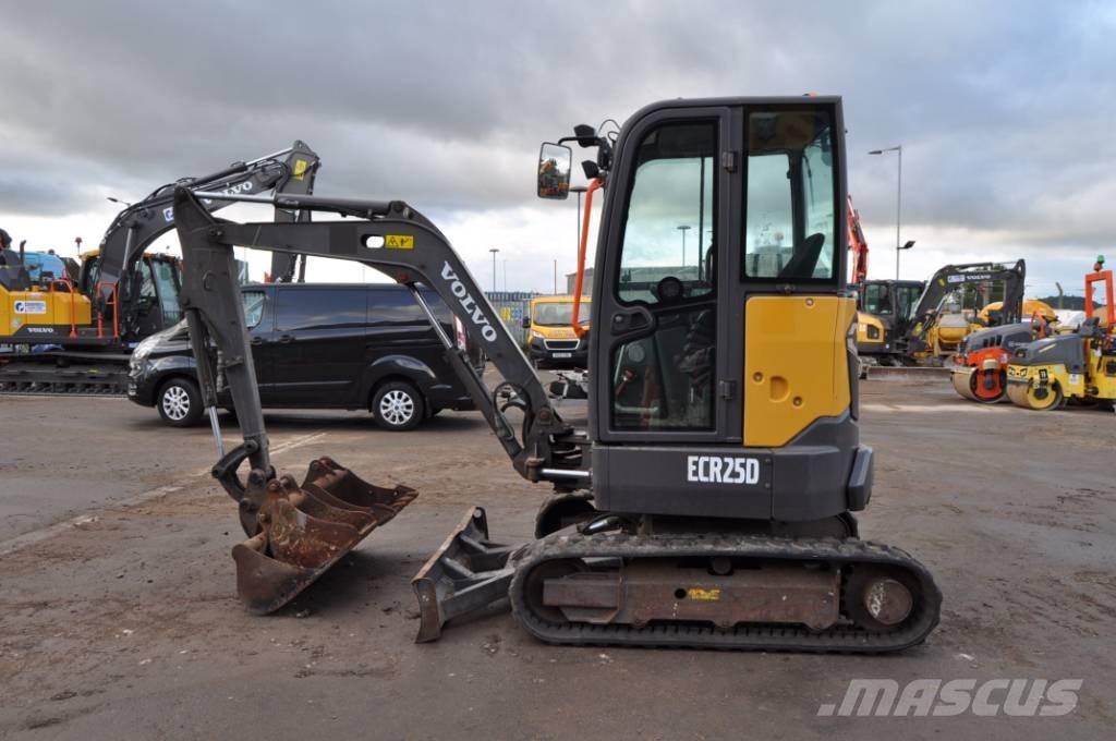 Volvo ECR 25 D Mini rýpadla < 7t