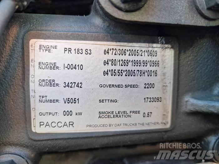 Paccar PR 183 S3 Doprava – ostatní