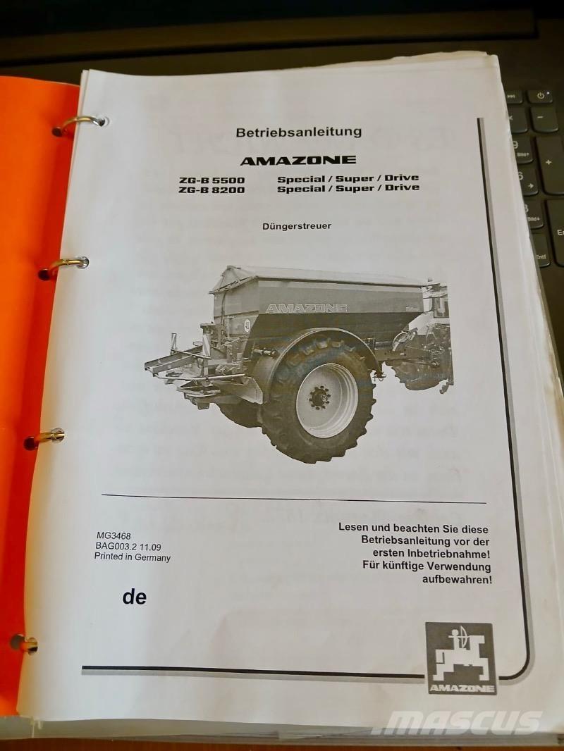 Amazone ZG-B 5500 Rozmetadlo minerálních hnojiv