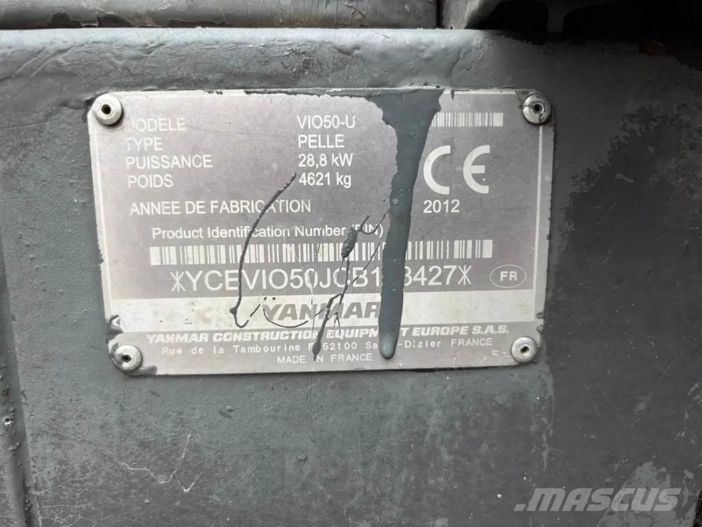 Yanmar VIO50-U Mini rýpadla < 7t