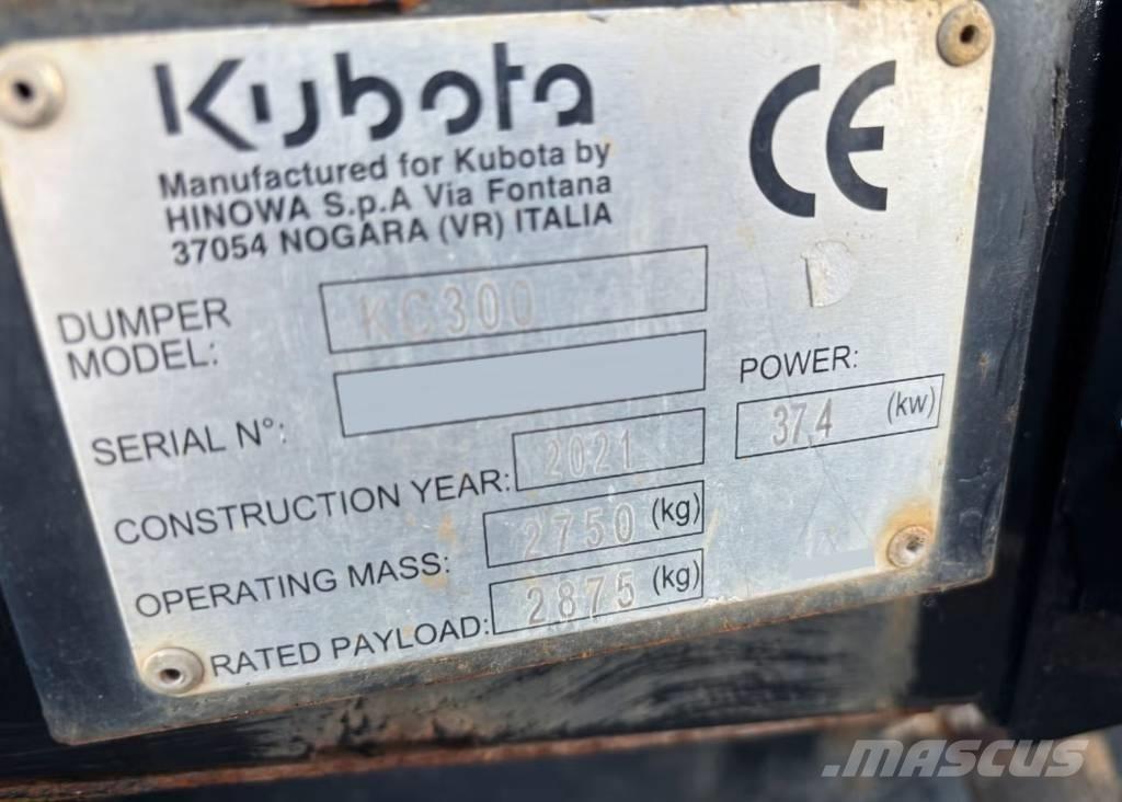 Kubota KC 300 HR-5 Další nakladače, rypadla a příslušenství