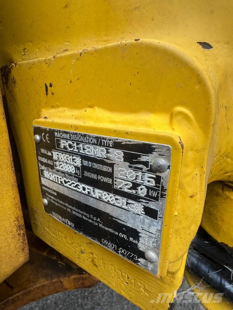 Komatsu PC 118 MR-8 Pásová rýpadla