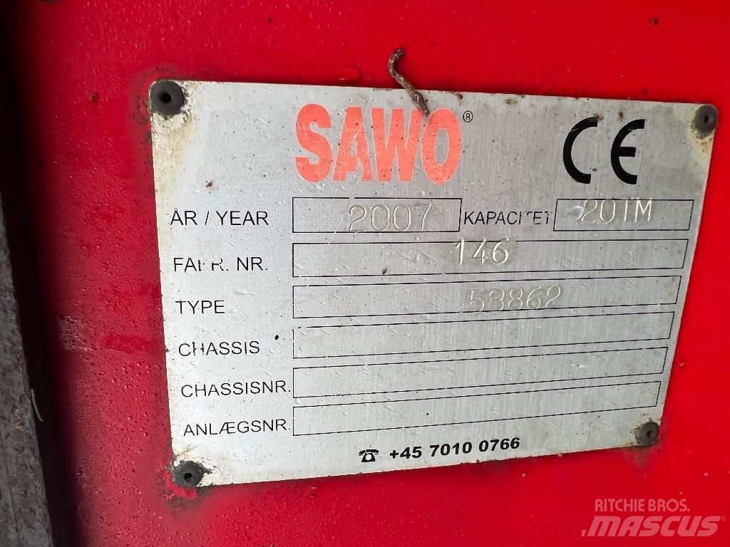 Hiab 20tm Krankonsol Nakládací jeřáby