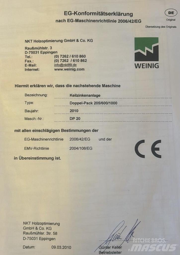  WEINIG Doppel-Pack Pily