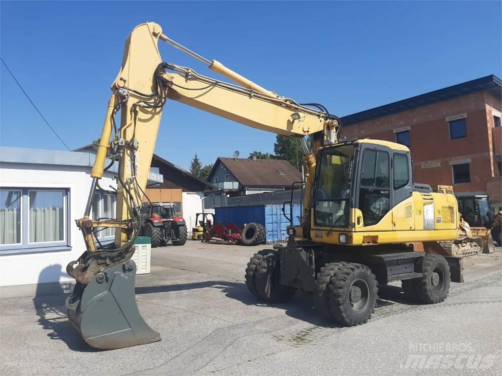 Komatsu PW180-7 Kolová rýpadla