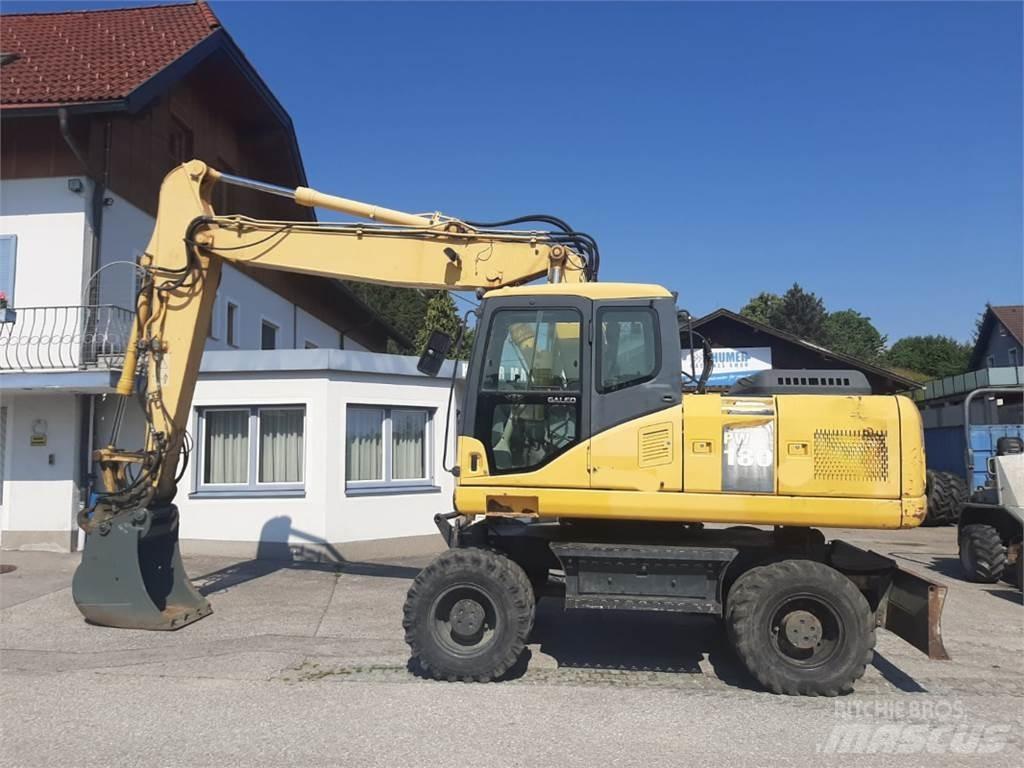 Komatsu PW180-7 Kolová rýpadla