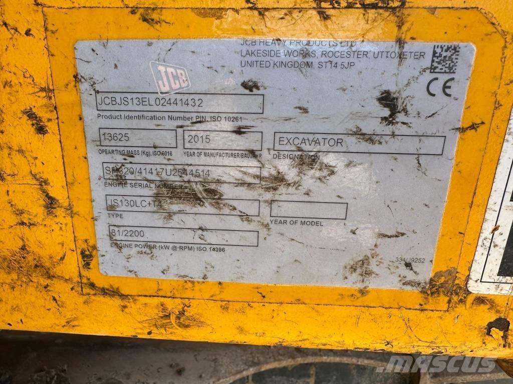 JCB JS 130 LC Pásová rýpadla