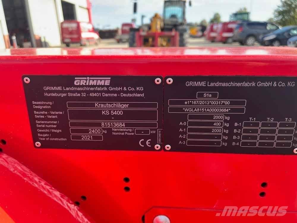 Grimme KS 5400 Zařízení pro pěstování brambor - Jiné