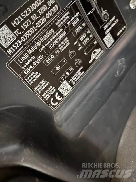 Linde E25/600HL Akumulátorové vozíky