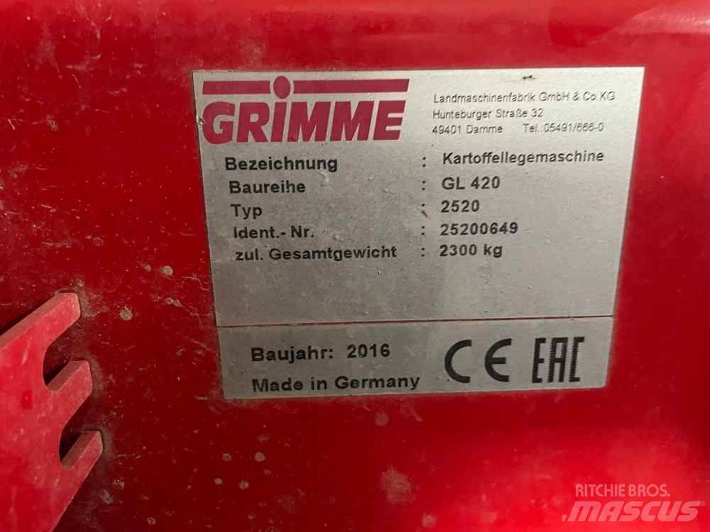 Grimme GL 420 Sázecí stroje na brambory