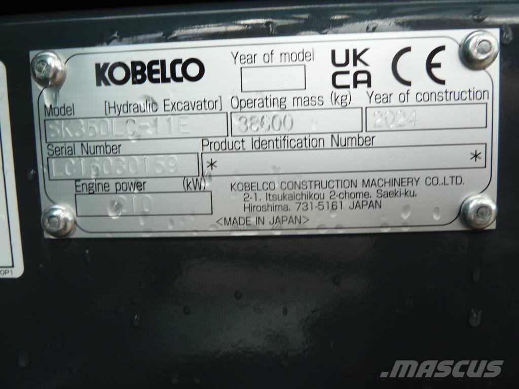 Kobelco SK350LC-11E Pásová rýpadla