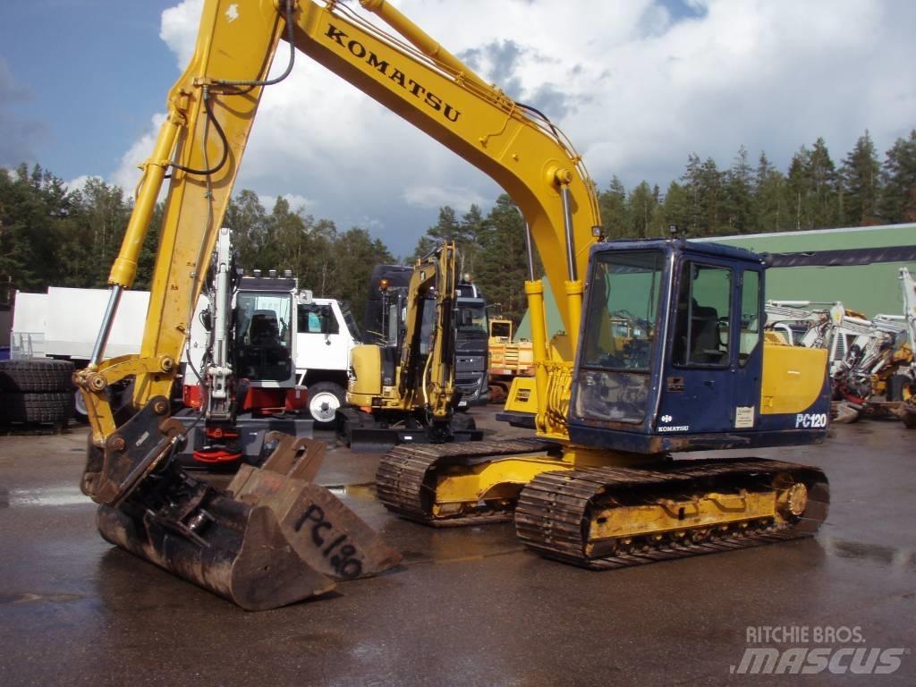 Komatsu PC120-5 Pásová rýpadla