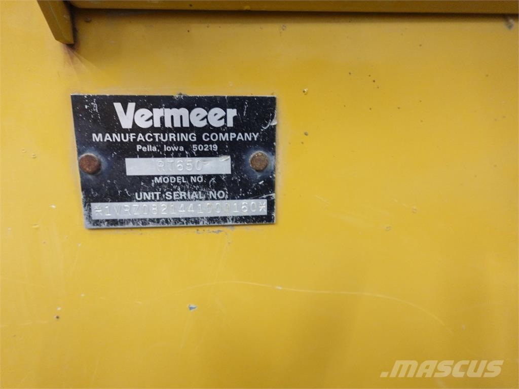 Vermeer RT650 Rýhovače