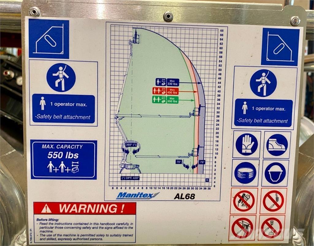 Manitex AL68 Vertikální sloupové výtahy
