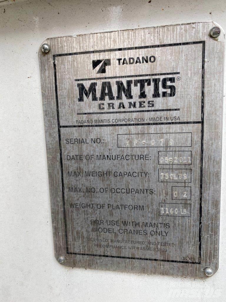 Mantis  Součásti a zařízení k jeřábům