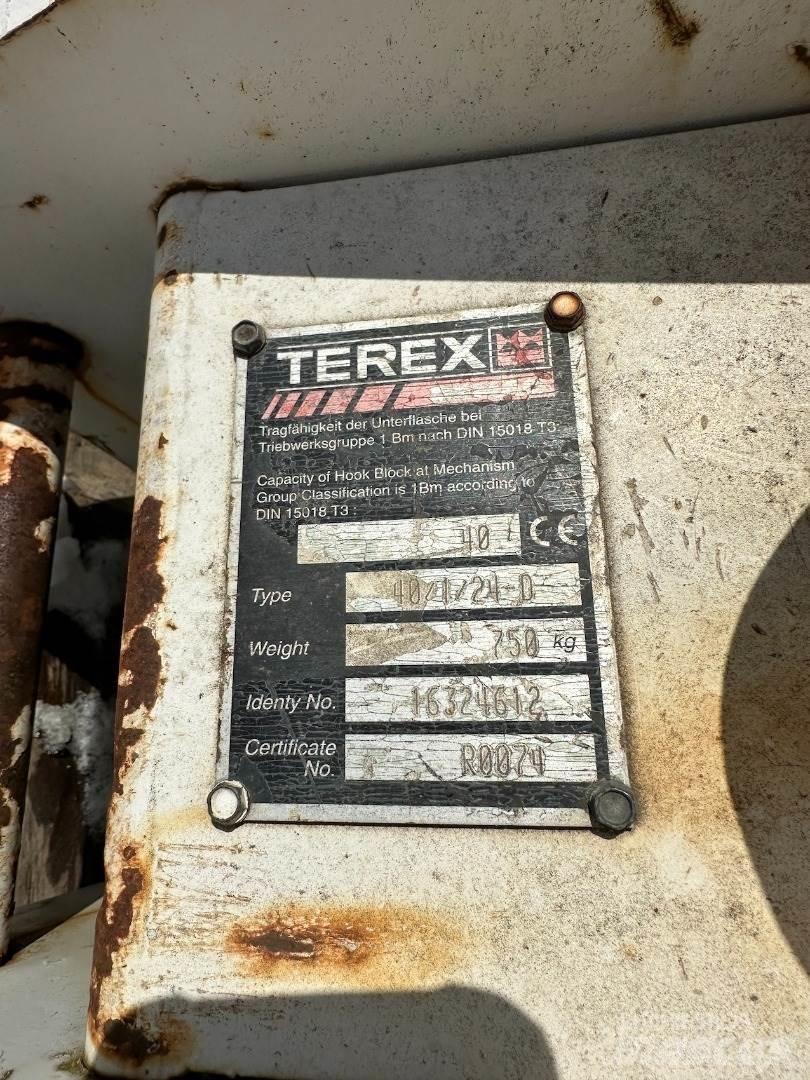 Terex 16324612 Součásti a zařízení k jeřábům