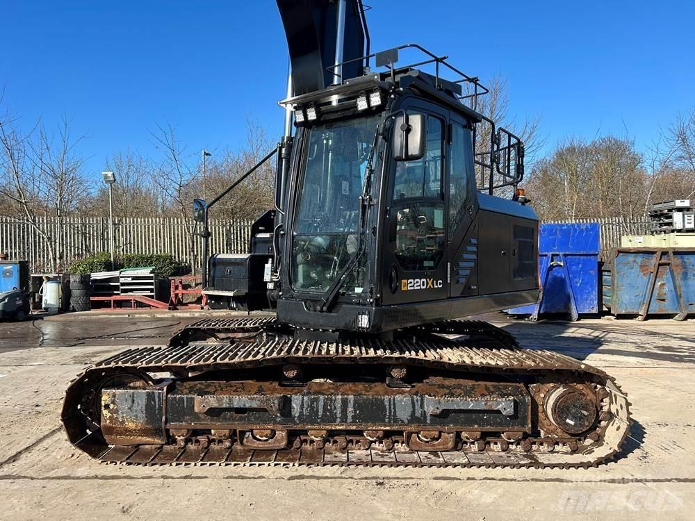 JCB 220X Pásová rýpadla