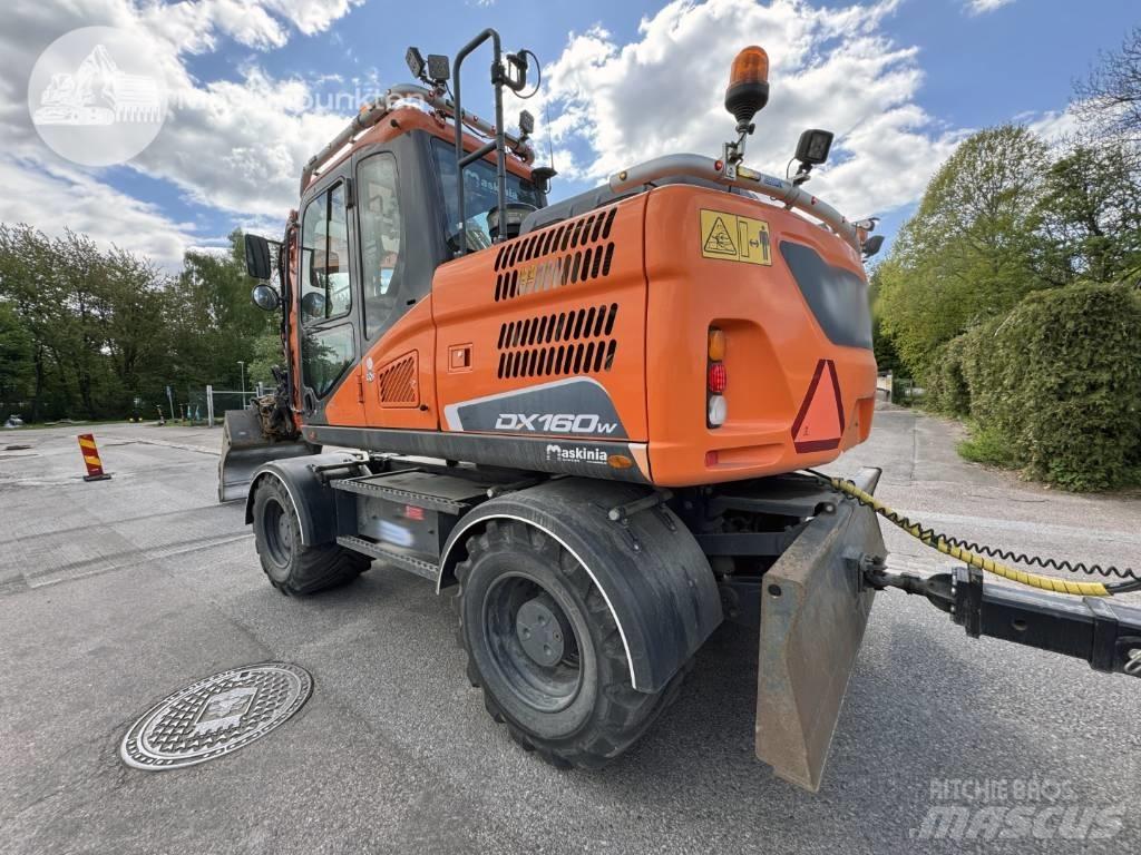 Doosan DX 160 W Kolová rýpadla