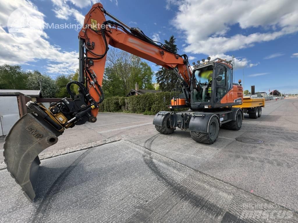 Doosan DX 160 W Kolová rýpadla