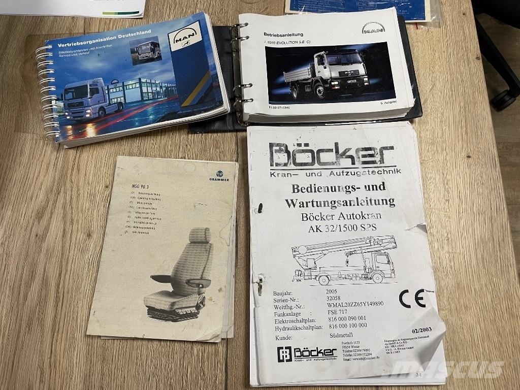 Böcker AK 32/1500 Univerzální terénní jeřáby