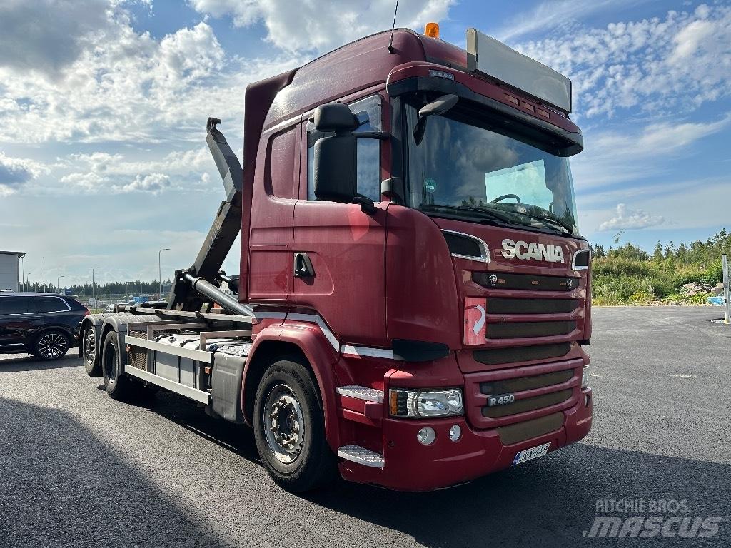 Scania R450 6x2*4 Hákový nosič kontejnerů