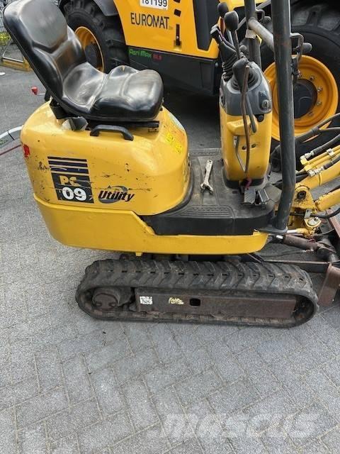 Komatsu PC09-1 Mini rýpadla < 7t