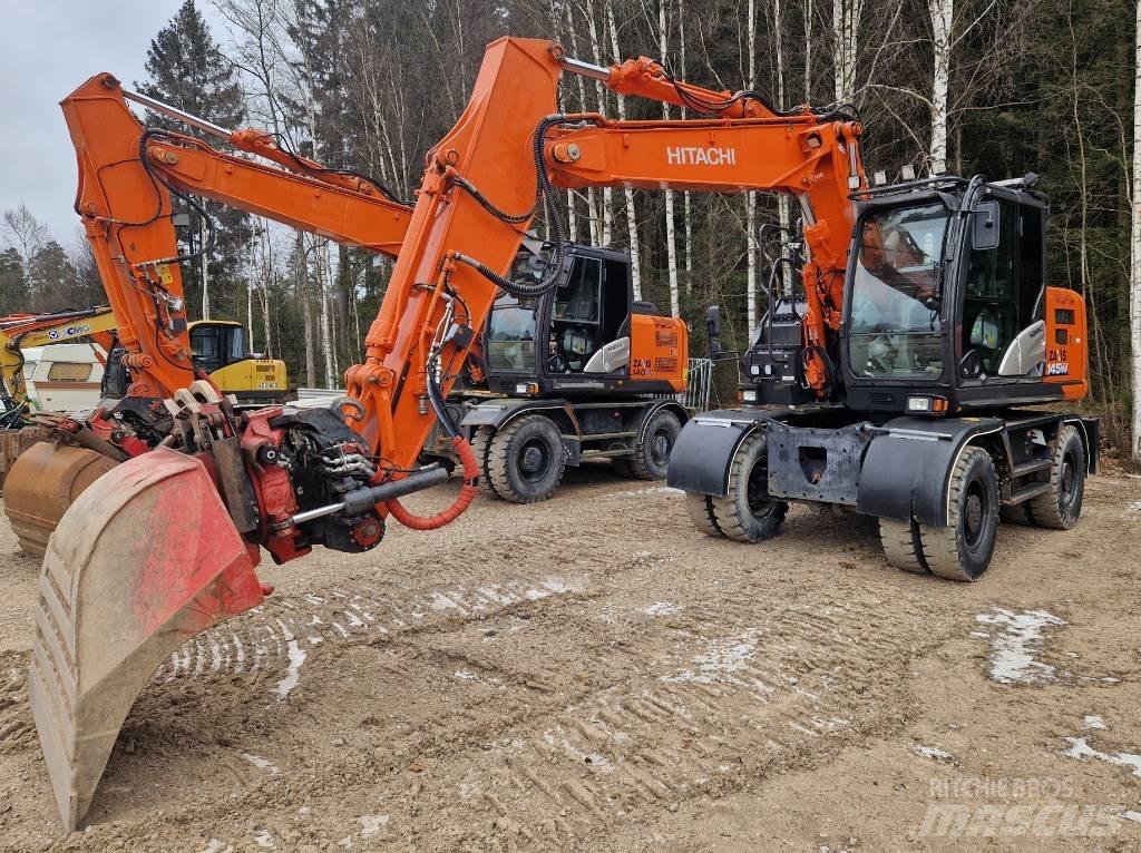 Hitachi ZX 145 W-6 Kolová rýpadla