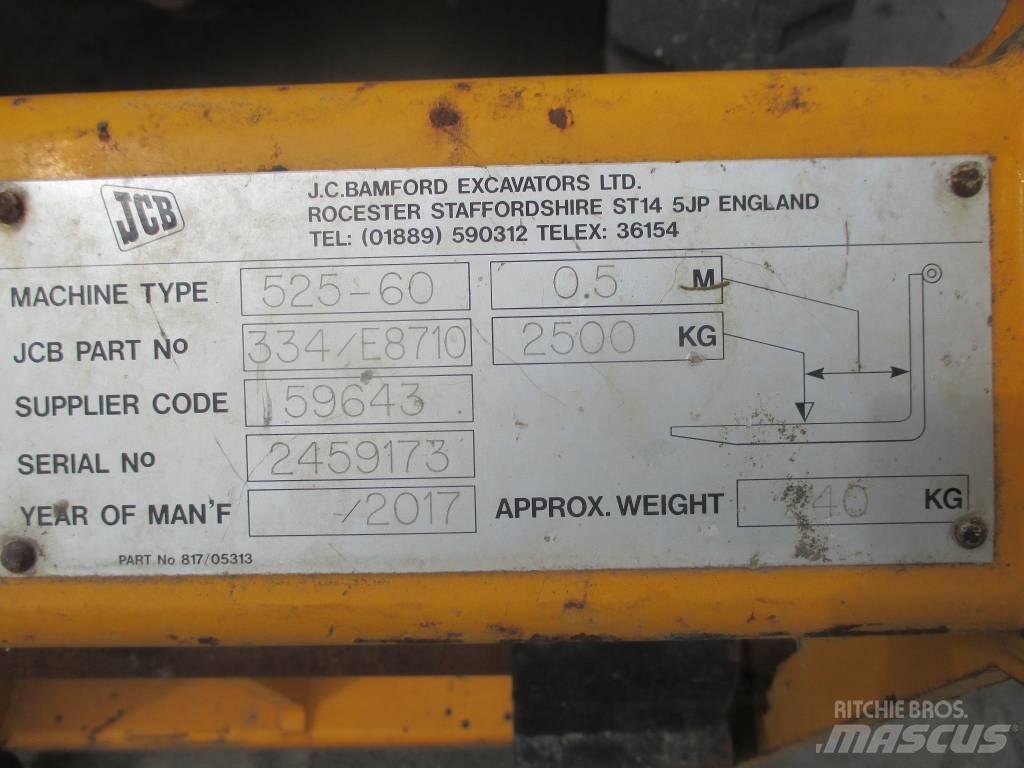 JCB 525-60 Teleskopické manipulátory