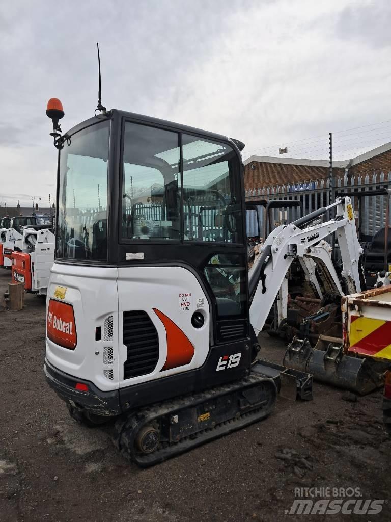 Bobcat E19 cabin Mini rýpadla < 7t