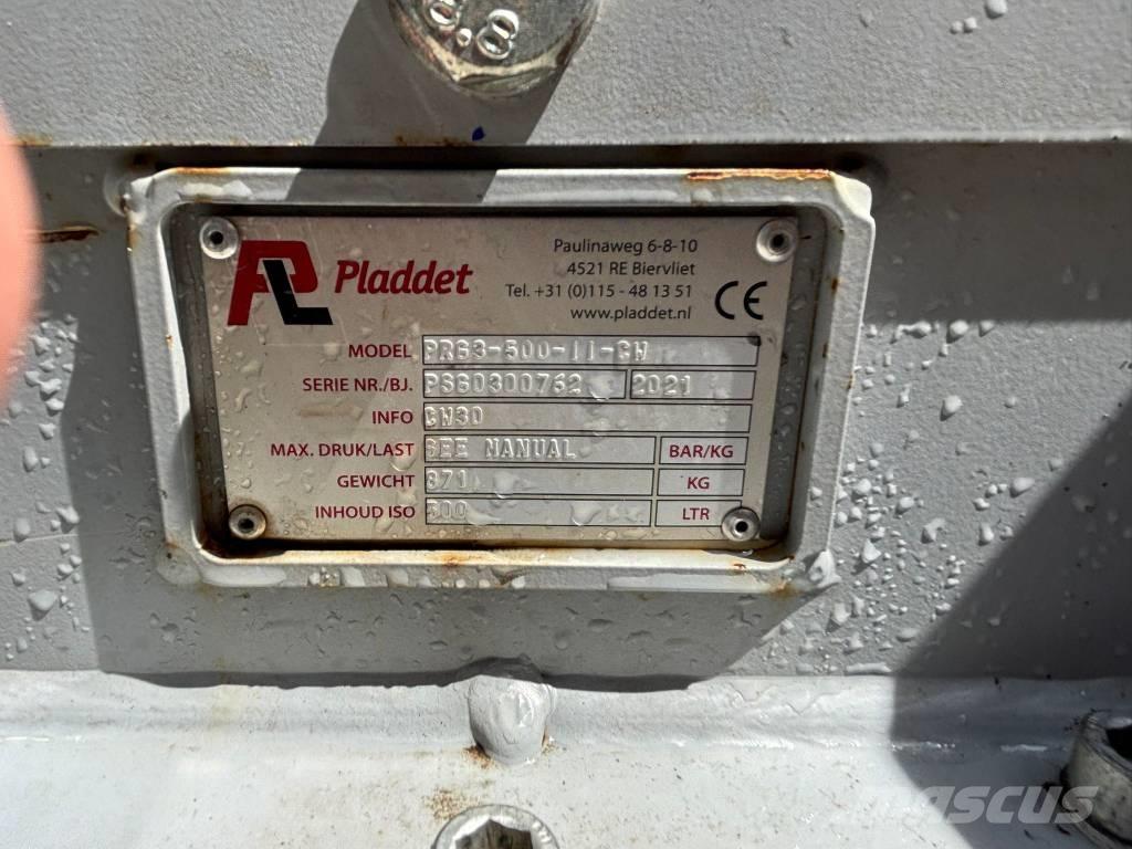 Pladdet PRG3-500 Klešťové drapáky