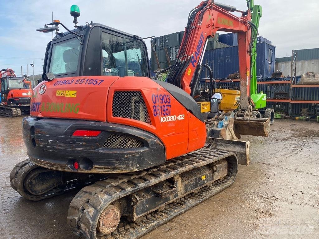 Kubota KX 080-4 Midi rýpadla 7t - 12t
