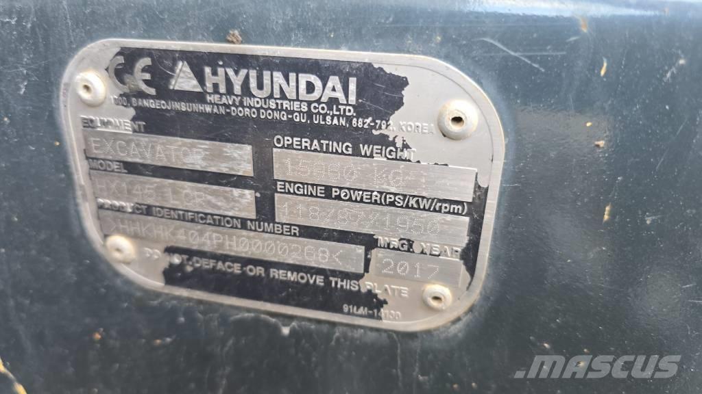 Hyundai HX 145 LCR Pásová rýpadla