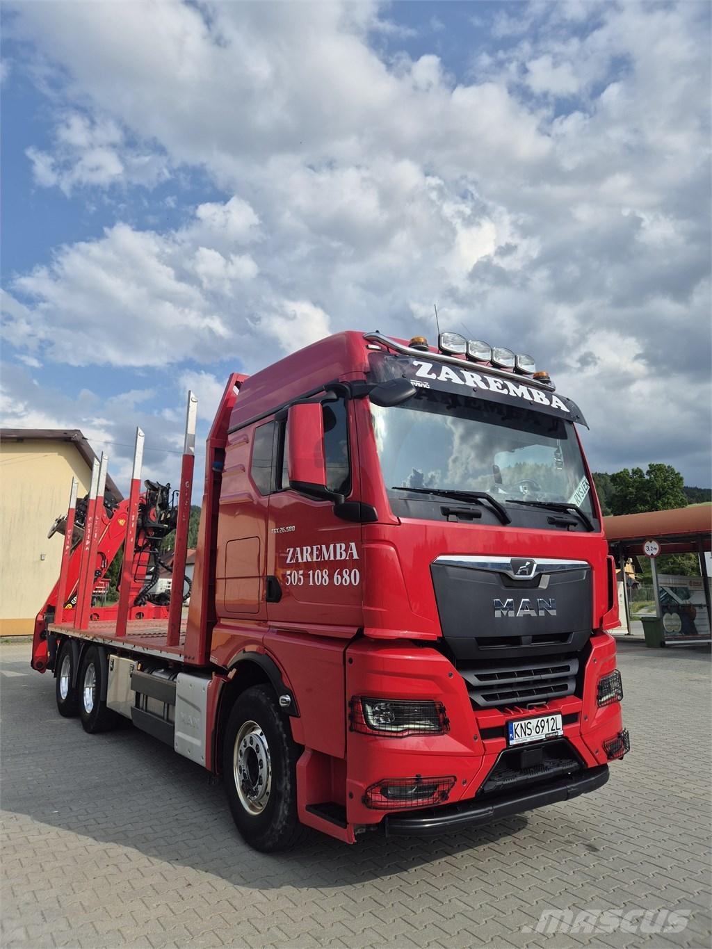 MAN TGX 26.580 Autojeřáby, hydraulické ruky