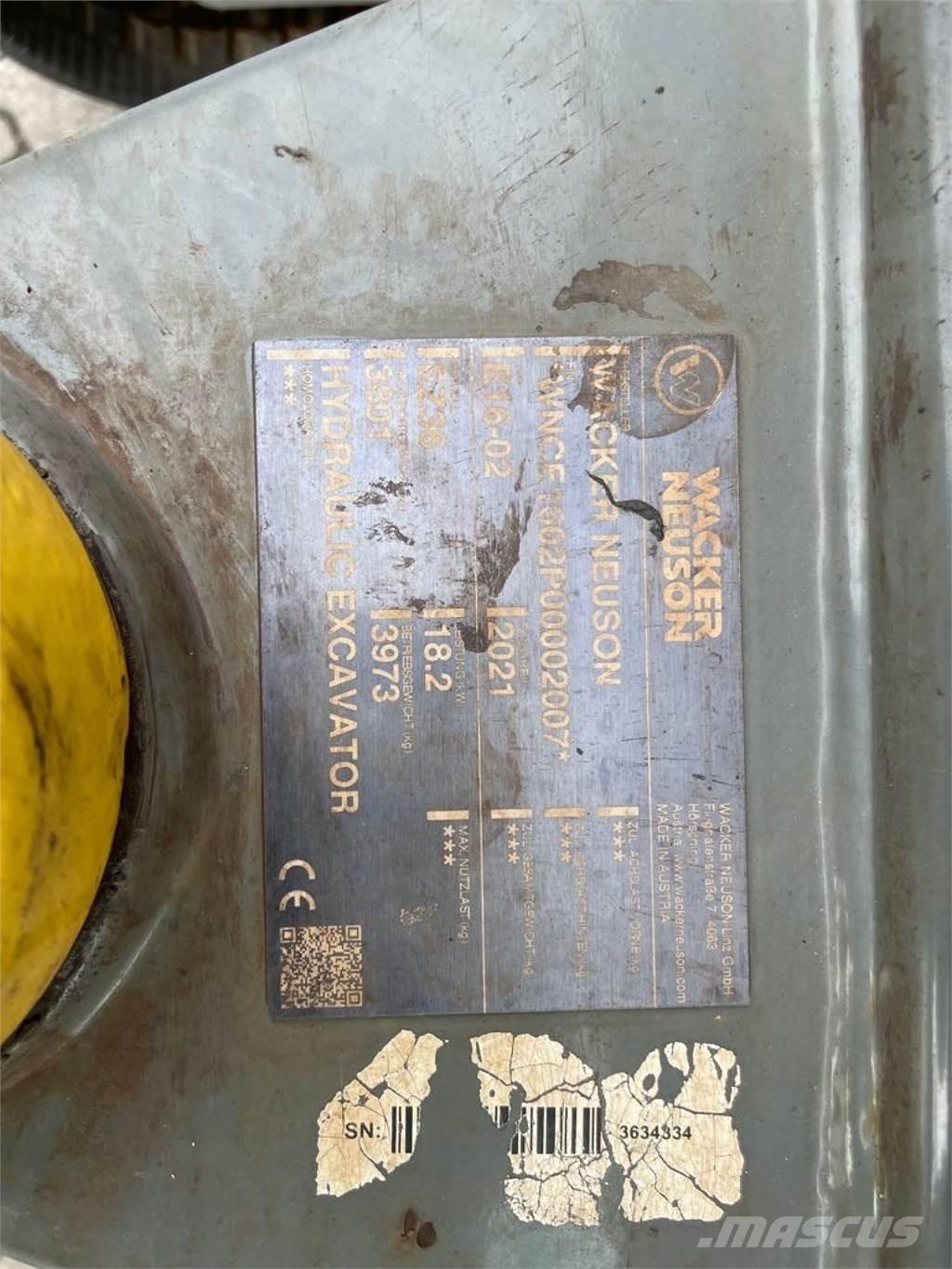 Wacker Neuson EZ36 Pásová rýpadla