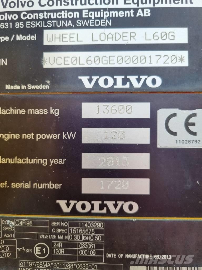 Volvo L 60 G Kolové nakladače