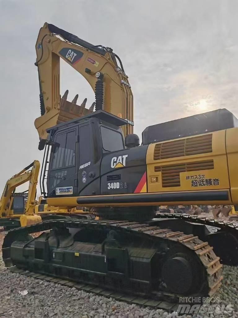CAT 340D2L Pásová rýpadla