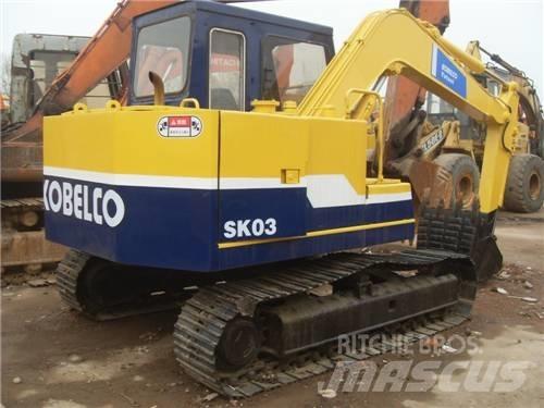 Kobelco SK03 Mini rýpadla < 7t