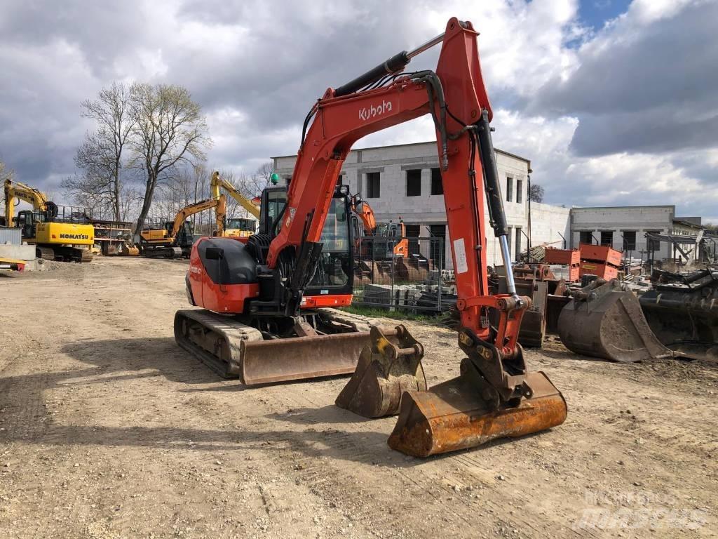 Kubota KX 080-4 Pásová rýpadla