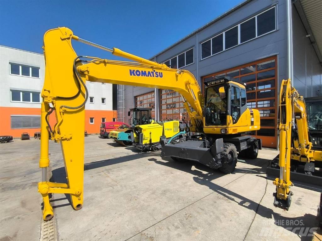 Komatsu PW 180-7 Kolová rýpadla