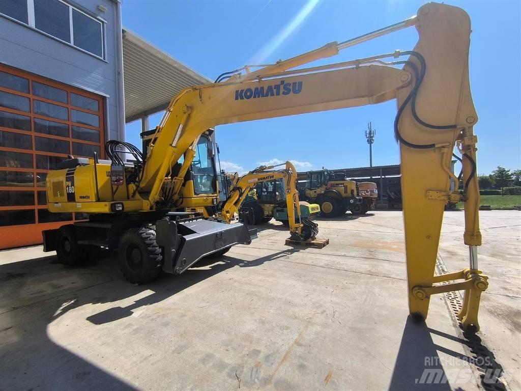 Komatsu PW 180-7 Kolová rýpadla