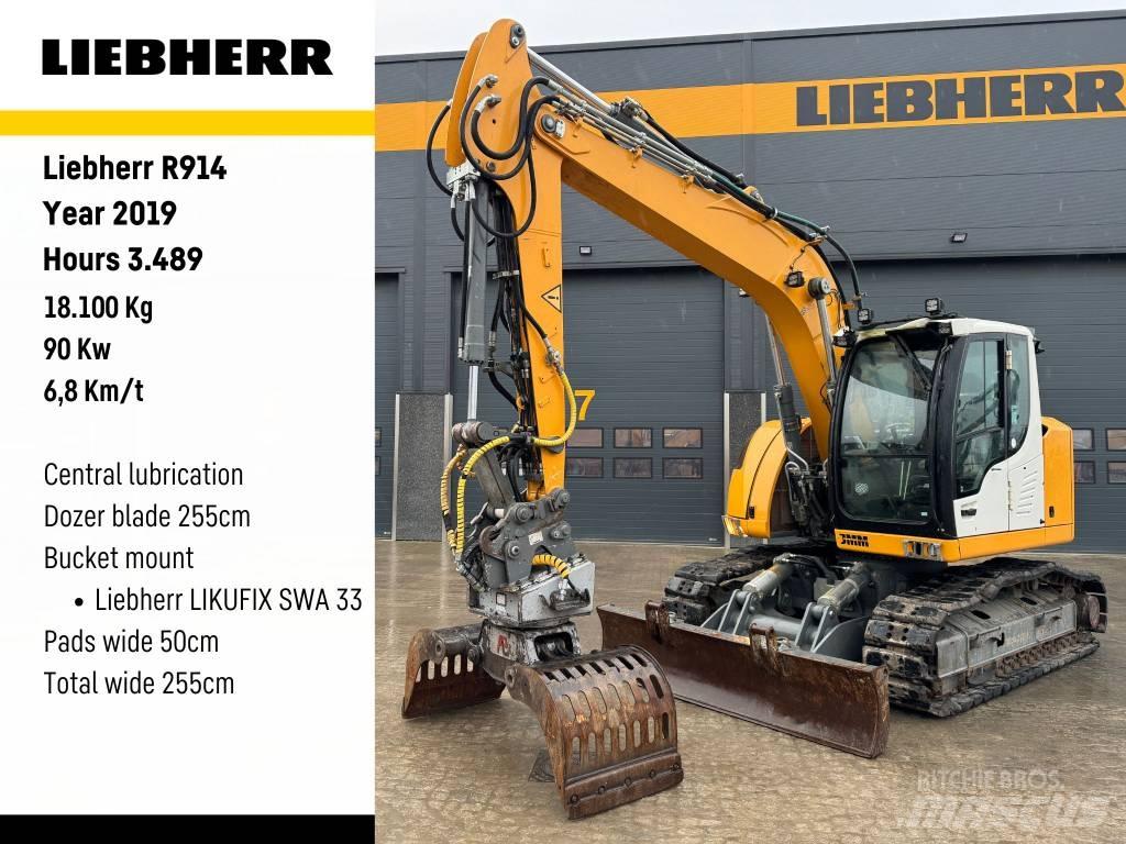 Liebherr R914 Pásová rýpadla