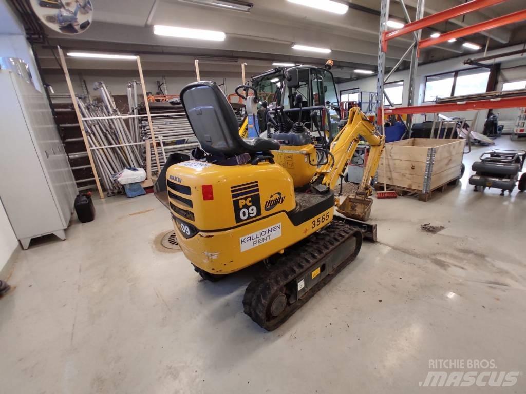 Komatsu PC 09-1 Mini rýpadla < 7t