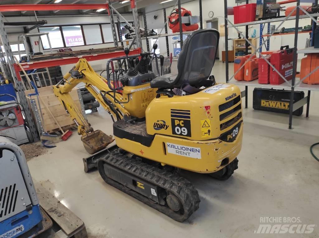 Komatsu PC 09-1 Mini rýpadla < 7t