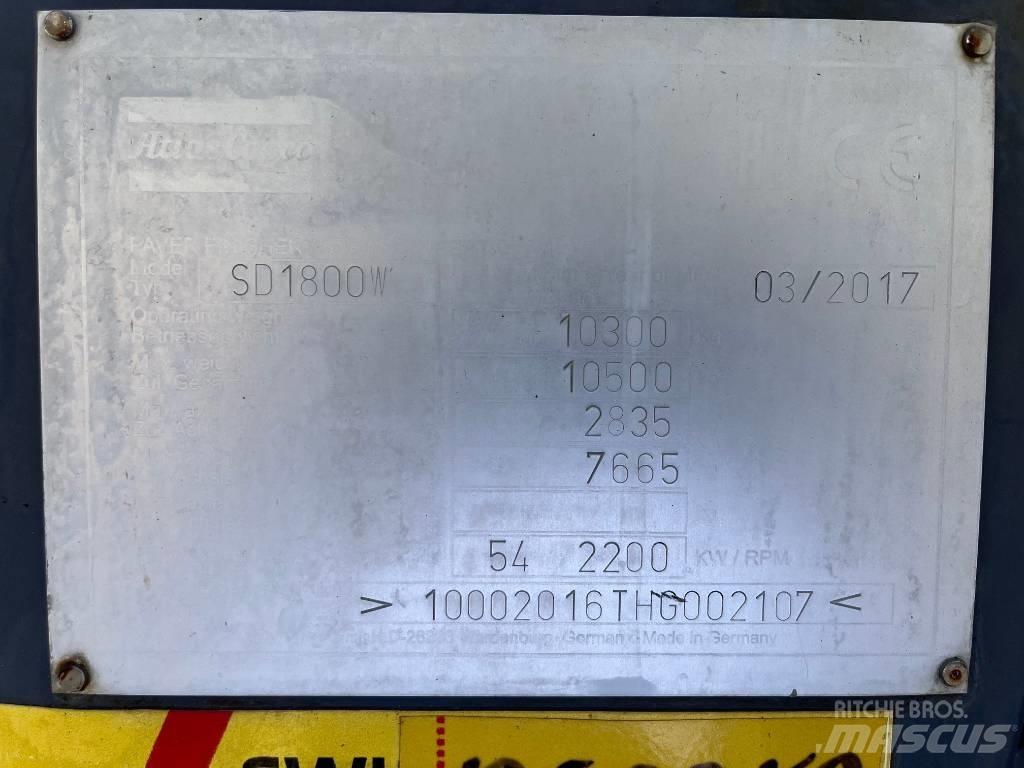 Dynapac SD 1800 W Finišery