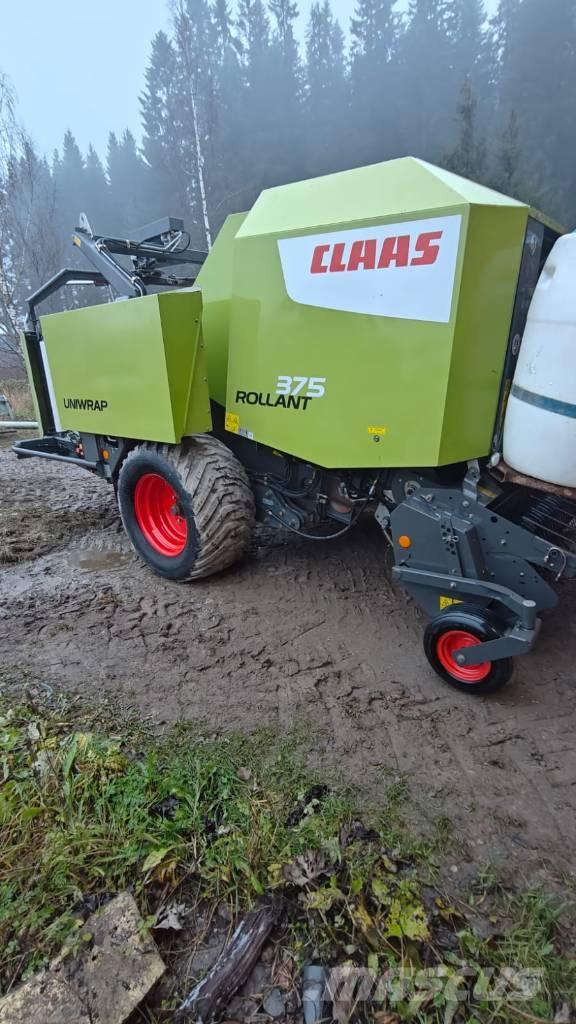 CLAAS 375 Uniwrap Lis na válcové balíky